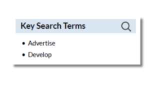 Search Terms - Data Usage
